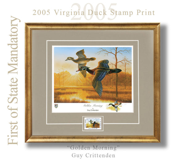 2005-06 Virginia Duck Stamp Print - "Golden Morning"