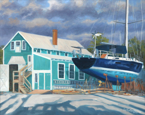 "Zanhiser Boat Works" - Solomon's Island, Maryland