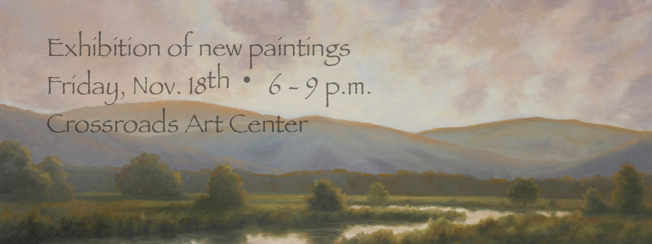 Exhibition of New Paintings at Crossroads Art Center in Richmond, Virginia
