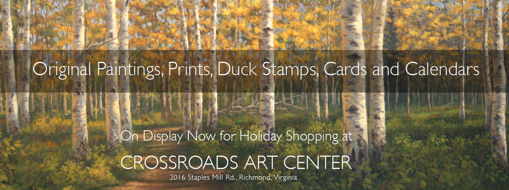 Holiday Shoppers!  20% Off any art purchase over $100.  This week only!  Visit our gallery at Crossroads Art Center!