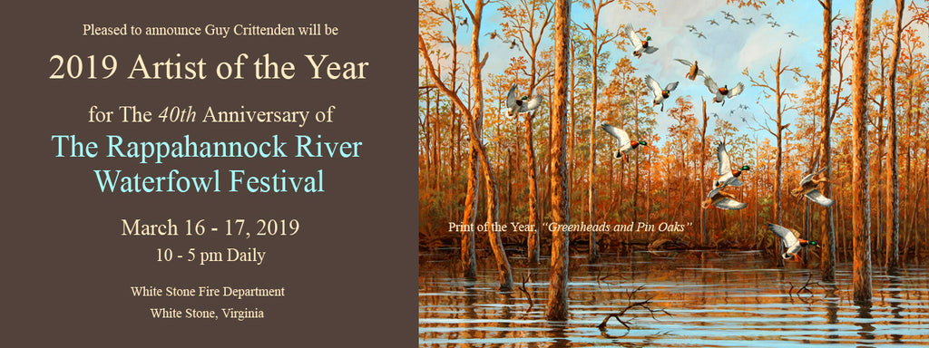 Guy named "Artist of the Year" for 40th Rappahannock River Waterfowl Show