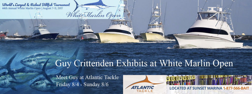 Guy Crittenden Exhibits Sport Fish Art at White Marlin Open