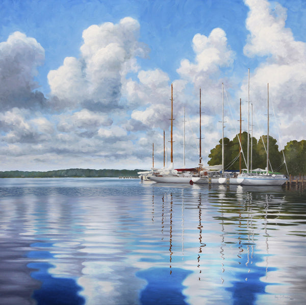 "Reflections on Fishing Bay" - SOLD