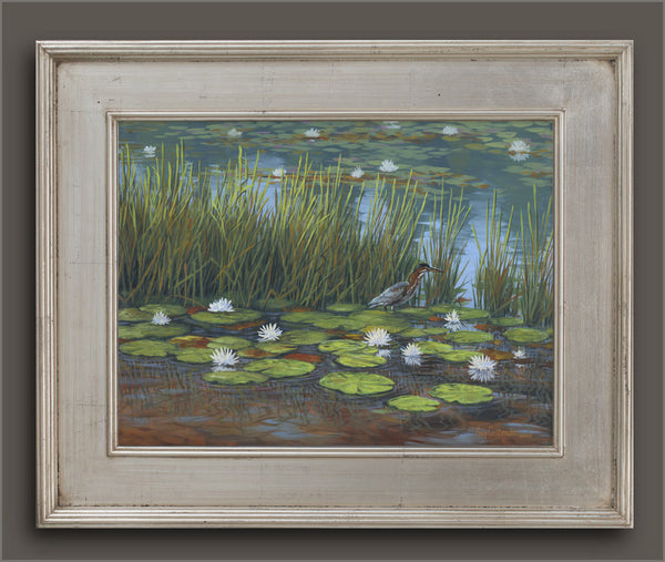 "Sapphire Lake Lily pads" - Camp Merrie Woode  -  SOLD