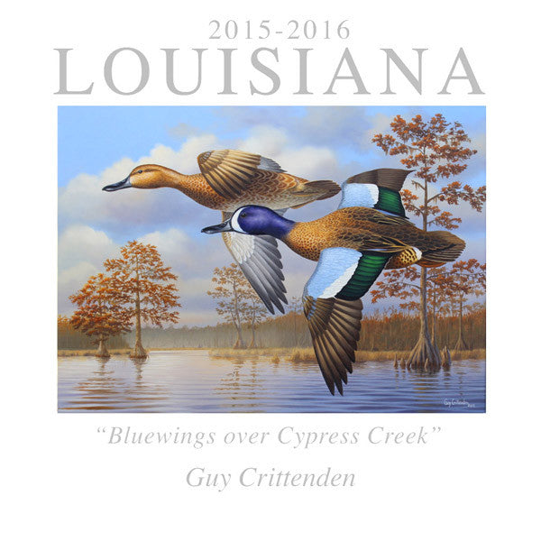 "2015 Louisiana Waterfowl Conservation Stamp Print" -  Available Now!