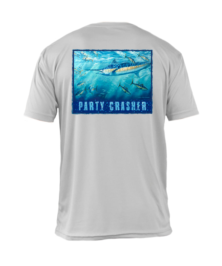 Outrigger Performance Offshore Fishing Shirt - Short Sleeve Pearl Silv -  Crittenden Studio